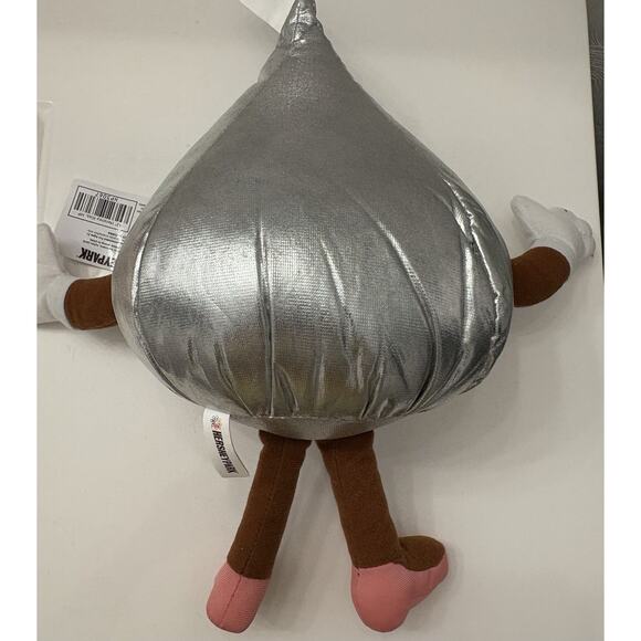 Hershey Kiss Silver Plush Chocolate Hershey Park 2023 NWT - Picture 6 of 8